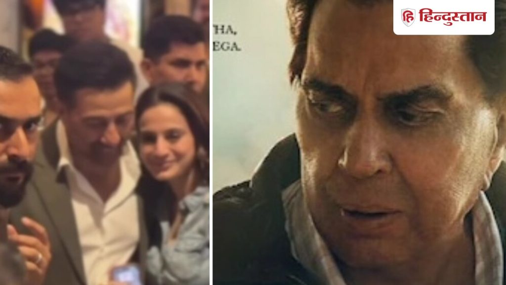 इक्कीस की स्क्रीनिंग में इमोशनल सनी देओल को हग करती दिखीं अमीषा, बताया कैसी है...