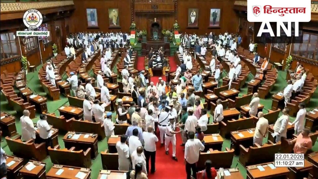 केंद्र विरोधी 11 पैराग्राफ पर भड़के गवर्नर, 2 लाइनें पढ़कर छोड़ा सदन; अब कर्नाटक में...