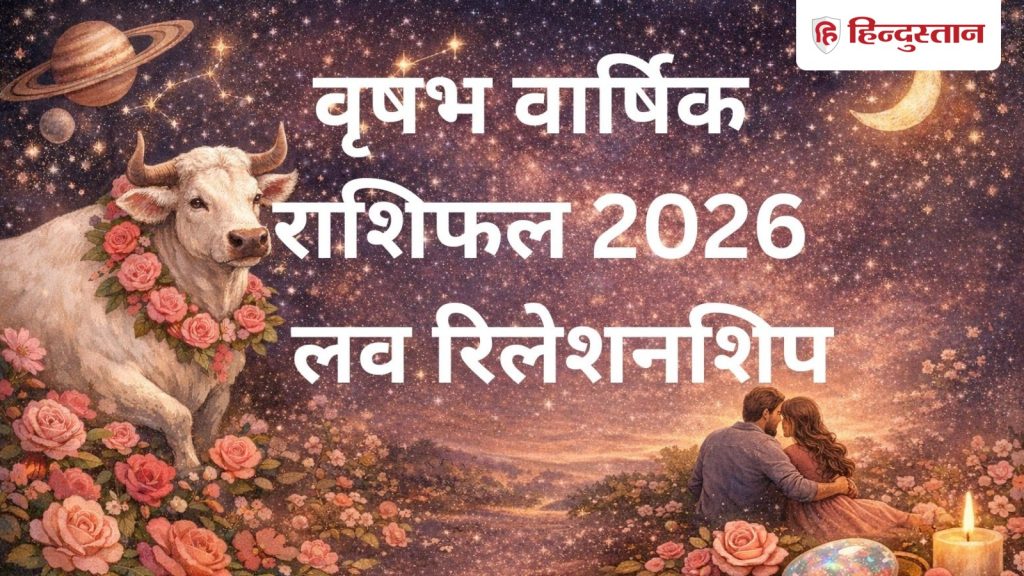 वृषभ वार्षिक लव राशिफल 2026: प्यार में बदलेगी दोस्ती, रिश्ते में गलतफहमियां होंगी दूर, शनि होगा...