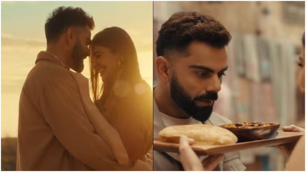 अनुष्का शर्मा ने विराट कोहली को दुबई में खिलाए दिल्ली के छोले-भटूरे, वीडियो में छिपा है ऐसा ट्विस्ट आप भी एक बार खा जाएंगे धोखा! | Virat Kohli Anushka Sharma Dubai tourism promotion Ad Chole...