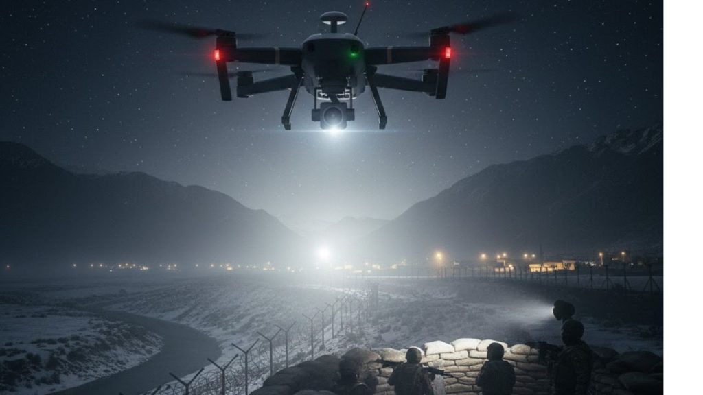 जम्मू-कश्मीर में बॉर्डर पर मंडराए पाकिस्तानी ड्रोन, सेना ने की...