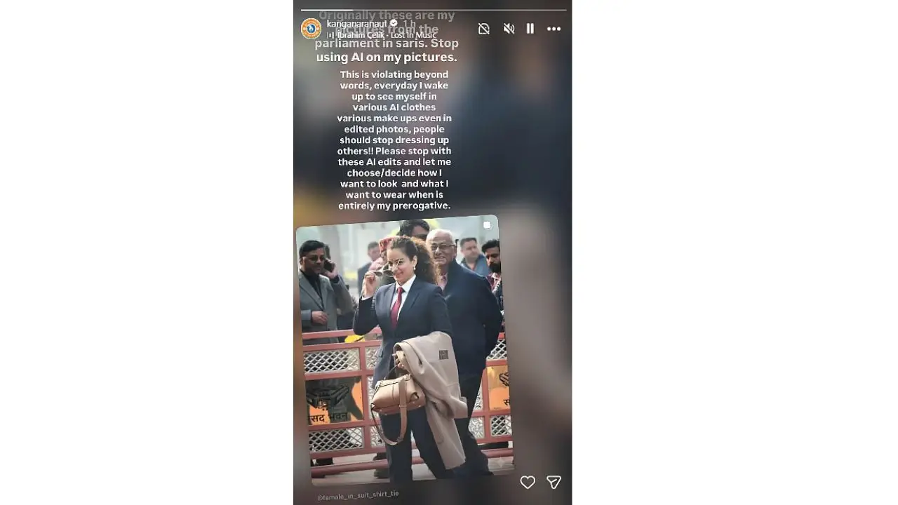 કંગના રનૌતે AI ફોટાની નિંદા કરી