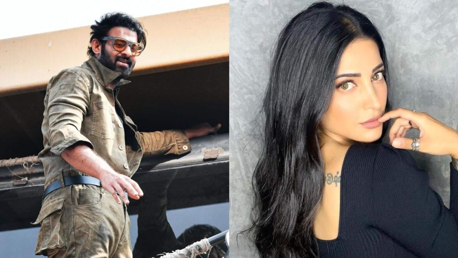 શ્રુતિ હાસન નહીં, આ અભિનેત્રી પ્રભાસની 'સલાર' માટે નિર્માતાઓની પ્રથમ પસંદગી હતી. શ્રુતિ હાસન નહીં, આ અભિનેત્રી પ્રભાસની 'સલાર' માટે નિર્માતાઓની પ્રથમ પસંદગી હતી.