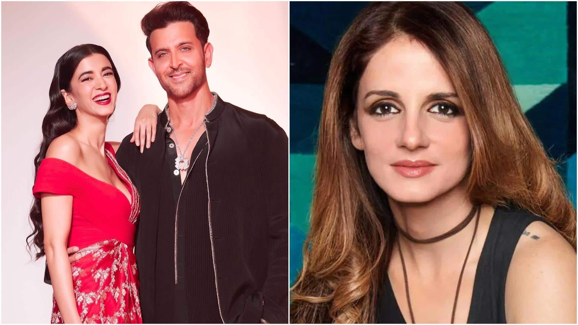 સુઝેન ખાનનો હૃતિક રોશન-સબા આઝાદ માટેનો પ્રેમ ફૂલ્યો, આ પોસ્ટ લખી