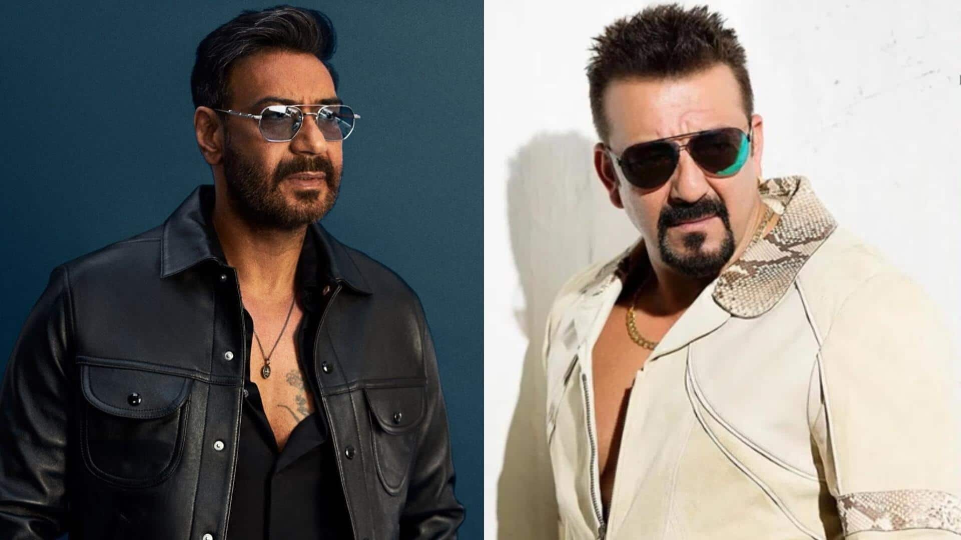 અજય દેવગન અને સંજય દત્ત પહેલીવાર સામસામે, એક્શન ફિલ્મની જાહેરાત