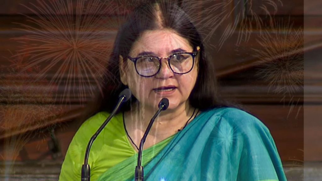 'पटाखों का इस्तेमाल करने वाले देशद्रोही,' मेनका गांधी ने दिल्ली के प्रदूषण को लेकर दिया बड़ा...