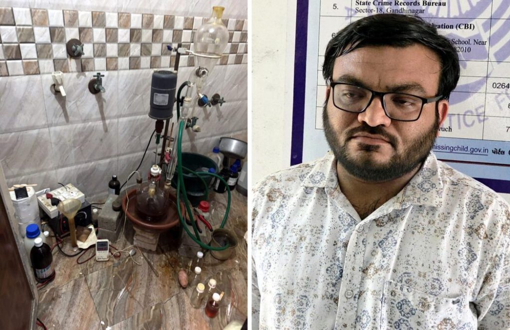 ભાડાના મકાનના રસોડામાં લેબ ઉભી કરી MD ડ્રગ્સ બનાવતો હતો આ શખ્સ