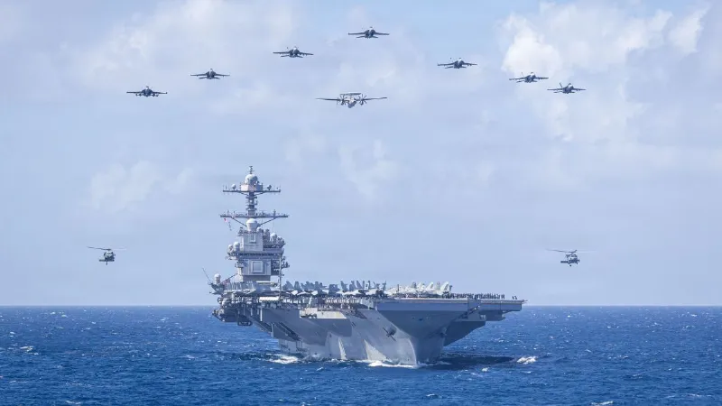 અમેરિકા તેહરાન પર મોટા હુમલાની યોજના બનાવી રહ્યું છે! અમેરિકાની સૌથી મોટી… America planning major attack on Tehran largest aircraft carrier USS Gerald R. Ford leaves for Iran