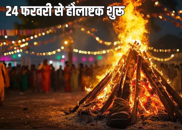 24 ફેબ્રુઆરીથી શરૂ થાય છે હોલાષ્ટક, કેમ છે આ 8 દિવસ અશુભ! જાણો શું કરવું… 24 फरवरी से होलाष्टक शुरू, आखिर क्यों अशुभ होते हैं ये 8 दिन! जानें क्या करें...