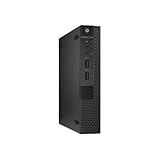 3020 Mini Optiplex PC (Core I7 4th gen | 8 GB RAM | 512 GB SSD | Windows 10 Pro | MS Office | HD ગ્રાફિક્સ | USB | ઇથરનેટ | VGA | બ્લેક) 1 વર્ષની વોરંટી