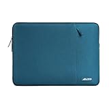 MOSISO લેપટોપ કેસ 13 ઇંચ, 13 ઇંચ લેપટોપ સ્લીવ મેકબુક એર M4 M3 M2 M1 2025-2018 / Pro M2 M1 2025-2016, પોકેટ સાથે પોલિએસ્ટર વર્ટિકલ કમ્પ્યુટર સ્લીવ બેગ, ડીપ ટીલ સાથે સુસંગત