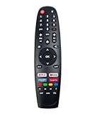 ALERHA કોમ્પેક ટીવી રિમોટ ઓરિજિનલ સુટેબલ સ્માર્ટ એન્ડ્રોઇડ FHD UHD ટેલિવિઝન 32 43 50 55 ઇંચ માટે સુસંગત છે અને ખાતરી કરો કે હાલની રિમોટ બરાબર નકલ કરવા અને આરામદાયક રીતે પરફોર્મ કરવા માટે