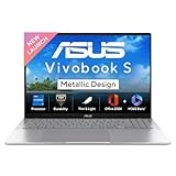 ASUS Vivobook S16,13th Gen,Intel Core i7-13620H,મેટાલિક ડિઝાઈન લેપટોપ(Intel UHD iGPU/16GB RAM/512GB SSD/FHD+/16"/144Hz/Windows 11/M365 Basic(1Year)/02Chear/02Cool* સિલ્વર/1.7Kg)S3607VA-RP083WS