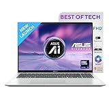 ASUS Vivobook 16, Intel Core Ultra 5 Series 2, 16GB RAM, 512GB SSD, FHD+ 16", Windows 11, Office Home 2024, Silver, 1.88kg, X1607CA-MB142WS, Intel iGPU, M365 બેઝિક (Latop)*
