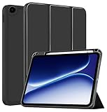 OnePlus Pad Go 2 માટે ProElite કવર 12.1 ઇંચ કેસ, OnePlus Pad Go 2 માટે સોફ્ટ ફ્લેક્સિબલ ફ્લિપ કેસ કવર પેન ધારક સાથે 12.1 ઇંચ કેસ [Auto Sleep Wake Feature] [Recoil Series]  - કાળો