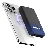 એમ્બ્રેન મેગસેફ વાયરલેસ 10000Mah ફાસ્ટ ચાર્જિંગ યુએસબી ટાઇપ-સી ઇનપુટ પાવર બેંક, સ્ટ્રોંગ મેગ્નેટ, આઇફોન 12 અને તેનાથી ઉપરના 22.5W આઉટપુટ, એન્ડ્રોઇડ અને અન્ય Qi સક્ષમ ઉપકરણો + મેગ્નેટિક રિંગ (એરોસિંક સ્નેપ, બ્લુ)