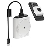 પોર્ટ્રોનિક્સ મોજી 10K સૌથી નાનું વાયરલેસ 10000Mah ફાસ્ટ ચાર્જિંગ પાવર બેંક, ડીટેચેબલ યુએસબી ટાઇપ-સી કેબલ, મજબૂત મેગ્નેટ, 20W વાયર્ડ આઉટપુટ, iPhone 12 અને તેનાથી ઉપર, Android અને બધા Qi સક્ષમ ઉપકરણો માટે