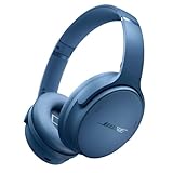 Bose QuietComfort બ્લૂટૂથ હેડફોન્સ, વાયરલેસ હેડફોન, માઈક સાથે ઓવર ઈયર નોઈઝ કેન્સલિંગ હેડફોન્સ, 24 કલાક સુધીની બેટરી લાઈફ, બ્લુ ડસ્ક - લિમિટેડ એડિશન કલર