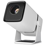 WZATCO Yuva Go Plus, 1080P નેટિવ પ્રોજેક્ટર 4K અલ્ટ્રા HD, Android 13.0 સ્માર્ટ હોમ, રોટેટેબલ, ઓટો અને 4D કીસ્ટોન. વાઇફાઇ 6 અને બીટી, સ્ક્રીન મિરરિંગ, એઆરસી, રૂમ પોર્ટેબલ સિનેમા, સફેદ