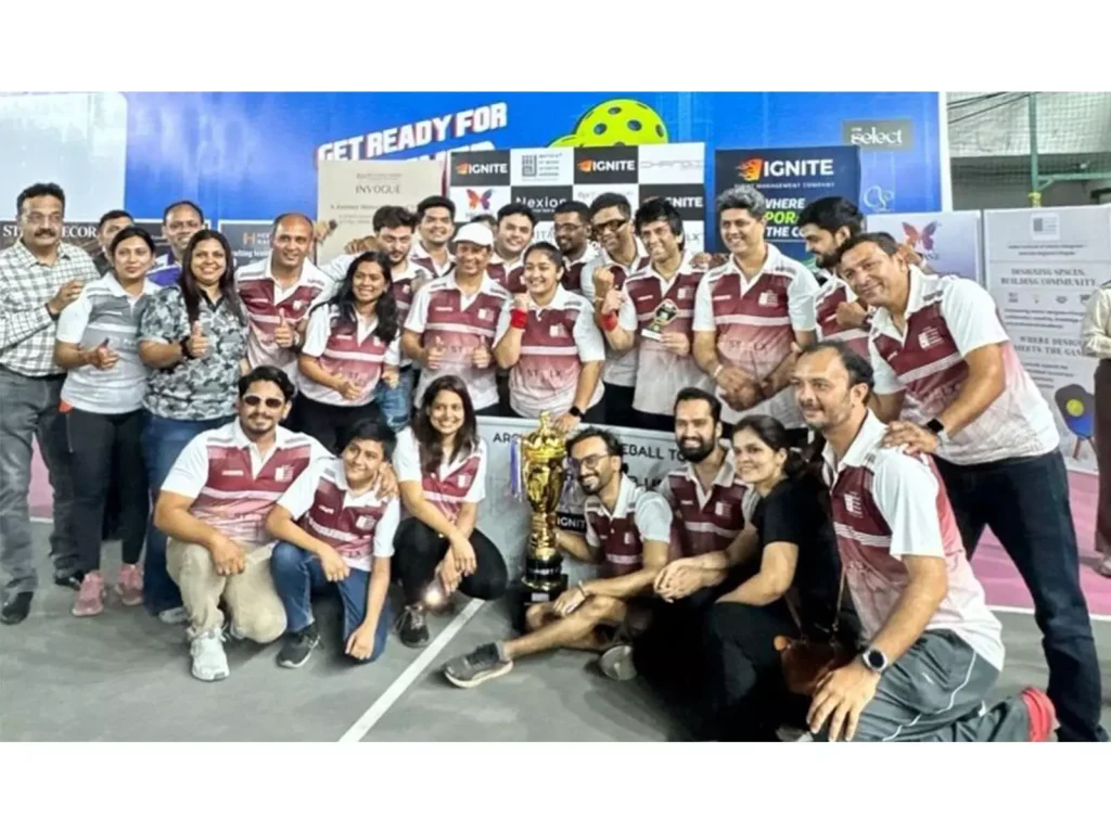 આર્કિટેક્ટ પિકલબોલ ટુર્નામેન્ટ 2026 મુંબઈમાં હાઈ-વોલ્ટેજ ફાઈનલ સાથે સમાપ્ત થઈ… Mumbai में हाई-वोल्टेज फाइनल के साथ आर्किटेक्ट पिकलबॉल टूर्नामेंट 2026 का समापन...