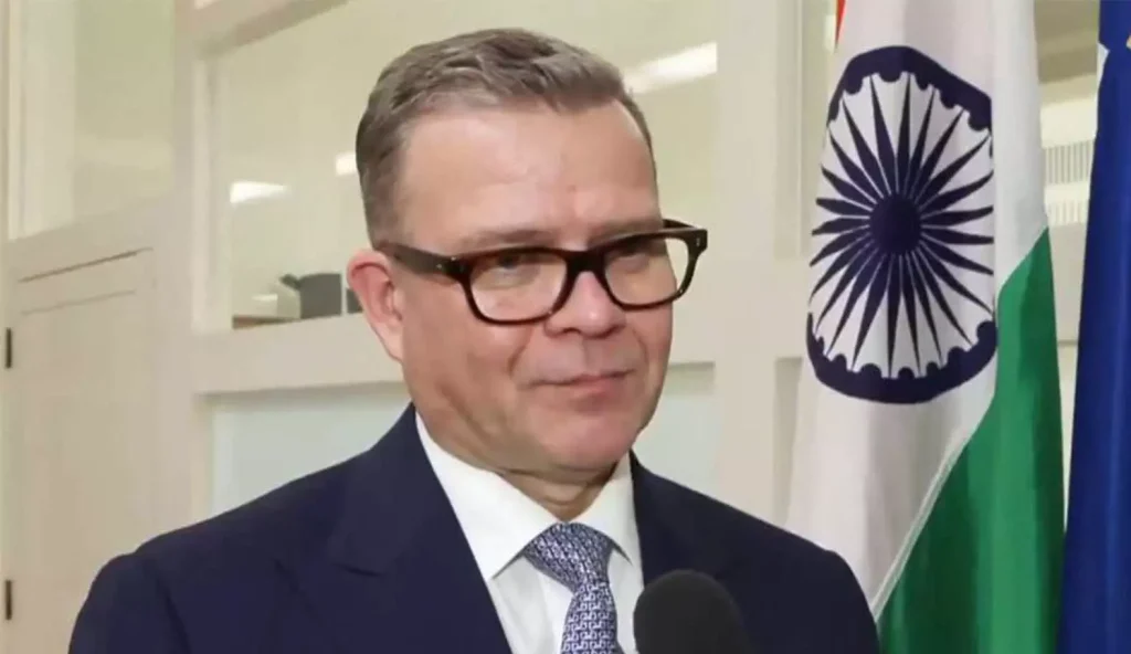 ફિનલેન્ડના પીએમ ઓર્પોએ મોદીને મળ્યા બાદ વેપાર બમણો કરવાની વાત કરી હતી फिनलैंड PM ओर्पो ने मोदी से मुलाकात के बाद व्यापार दोगुना करने की बात कही