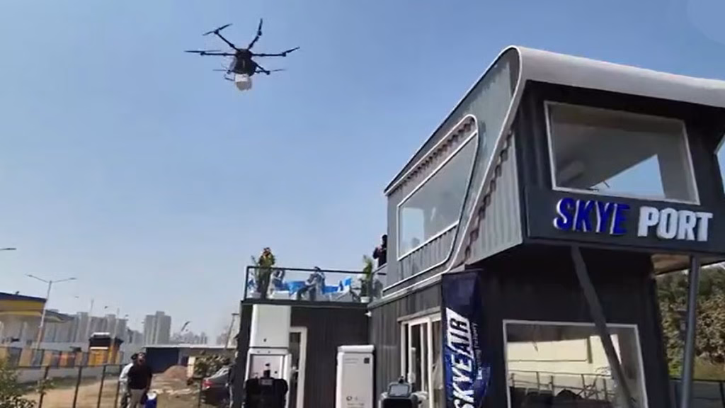 Big Milestone! गुरुग्राम में AI-पावर्ड ड्रोन से डोरस्टेप डिलीवरी शुरू