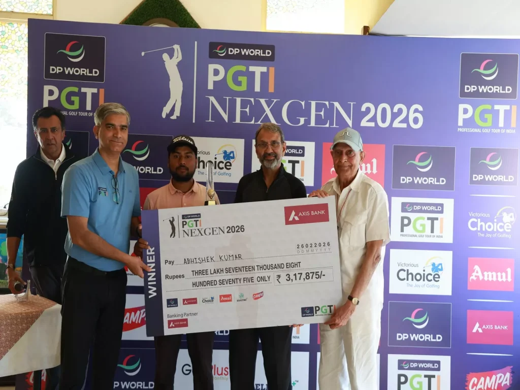 PGTI NexGen 2026: અભિષેક કુમારે શાનદાર પુનરાગમન કર્યું અને જીત મેળવી PGTI नेक्सजेन 2026: अभिषेक कुमार ने शानदार वापसी कर जीत हासिल की