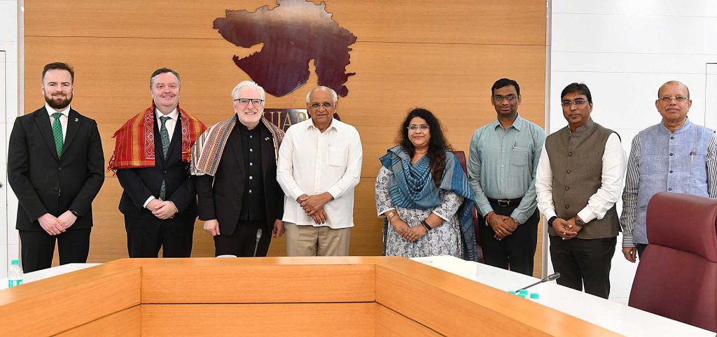 મુખ્યમંત્રીએ ગુજરાત અને આયર્લેન્ડ વચ્ચે પરસ્પર હિતના ક્ષેત્રોમાં સહયોગ...