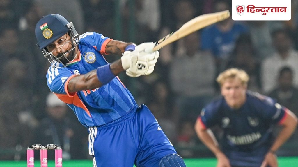 हार्दिक ने लगाया T20 वर्ल्ड कप 2026 का सबसे लंबा छक्का, दो गेंद भी नहीं टिका दुबे का...