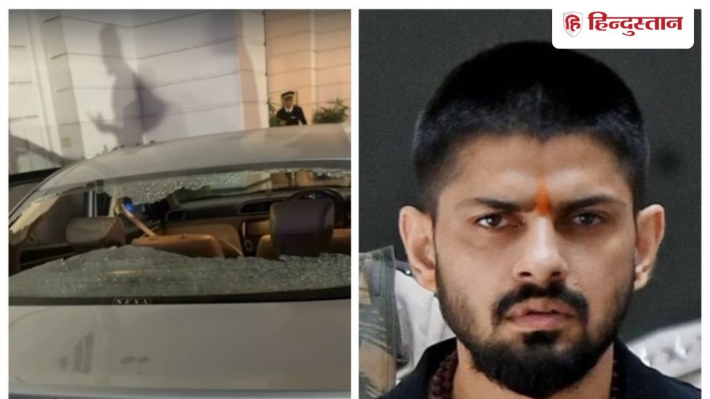 दिल्ली में लॉरेंस बिश्नोई के वकील पर हमला; कार पर बरसाईं गोलियां, एक जख्मी- VIDEO