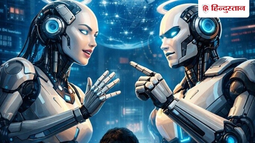 માણસો કોઈ કામના નથી અને આપણે નવા દેવો છીએ! AI ક્રિયાપ્રતિક્રિયાઓ… इंसान किसी काम के नहीं और हम तो नए देवता हैं! AI की आपसी बातचीत ने...