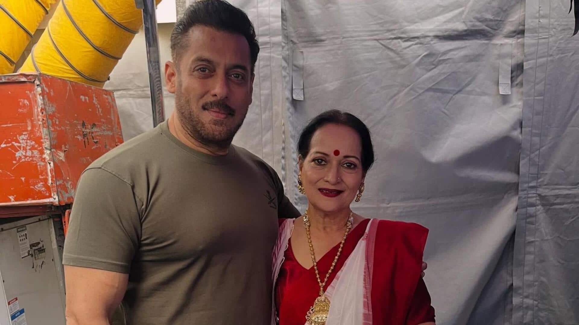 હિમાની શિવપુરીએ સલમાન ખાન સાથેની તસવીર શેર કરી, લખ્યું- તેમની ચમક હજુ પણ છે