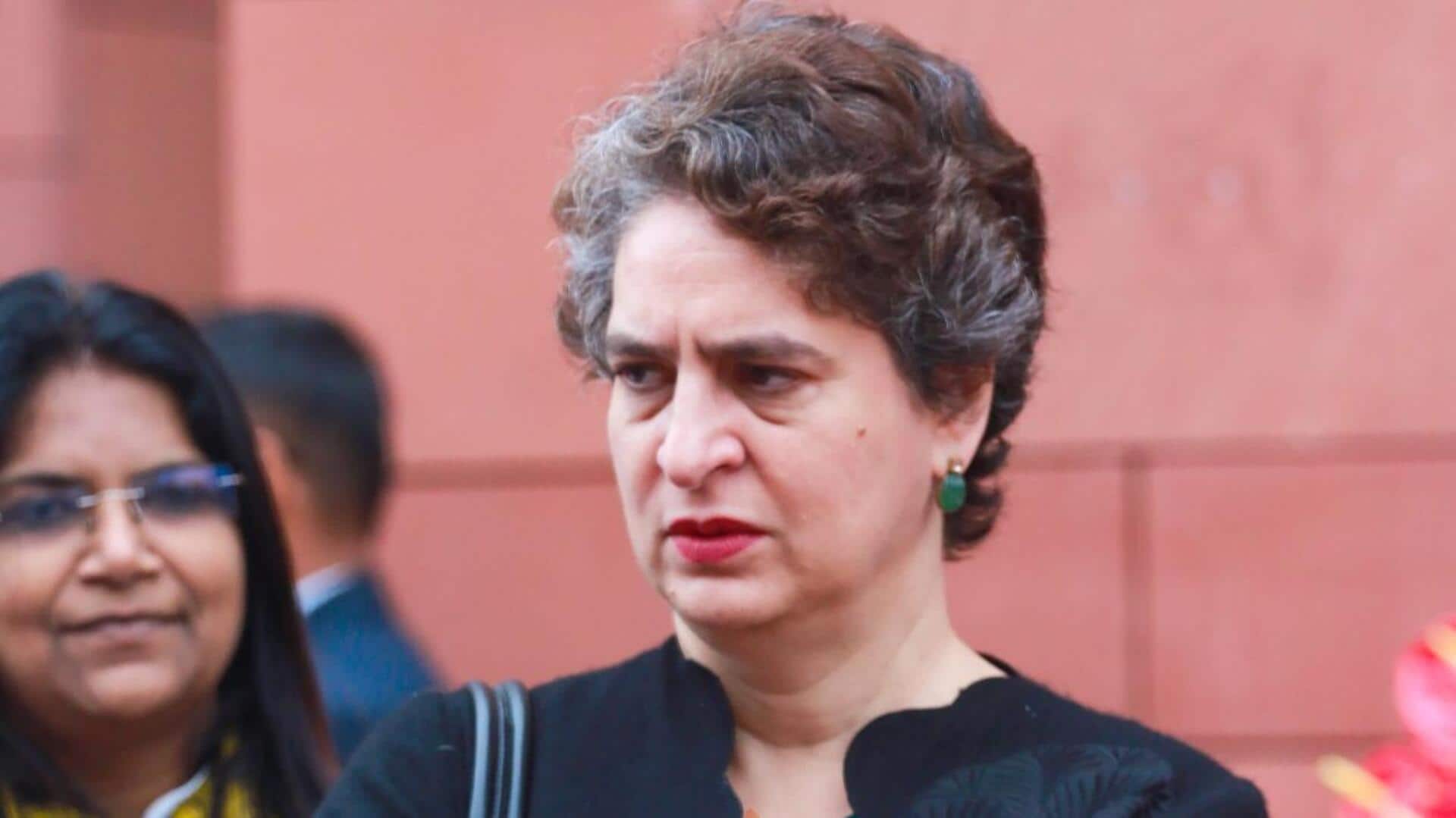 પ્રિયંકાએ ઓમ બિરલાના દાવાને ખોટો ગણાવ્યો, કહ્યું- વડાપ્રધાન સ્પીકરની પાછળ છુપાયા છે