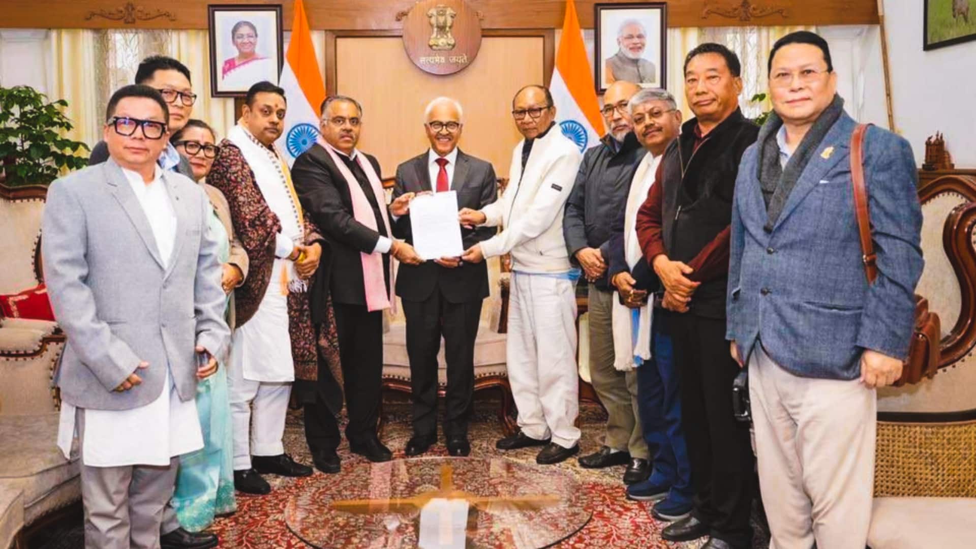 મણિપુરમાંથી રાષ્ટ્રપતિ શાસન હટાવ્યું, વાય ખેમચંદે સરકાર બનાવવાનો દાવો કર્યો