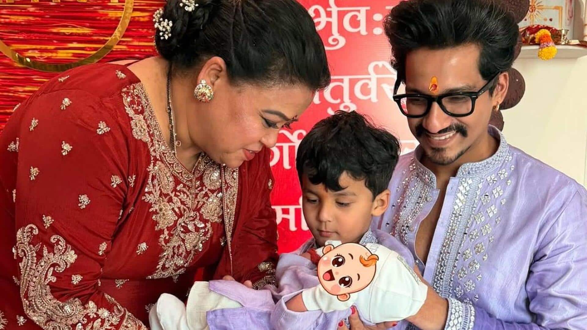 ભારતી સિંહે તેના બીજા પુત્રનું નામ રાખ્યું, તસવીર સાથે આપ્યા સારા સમાચાર