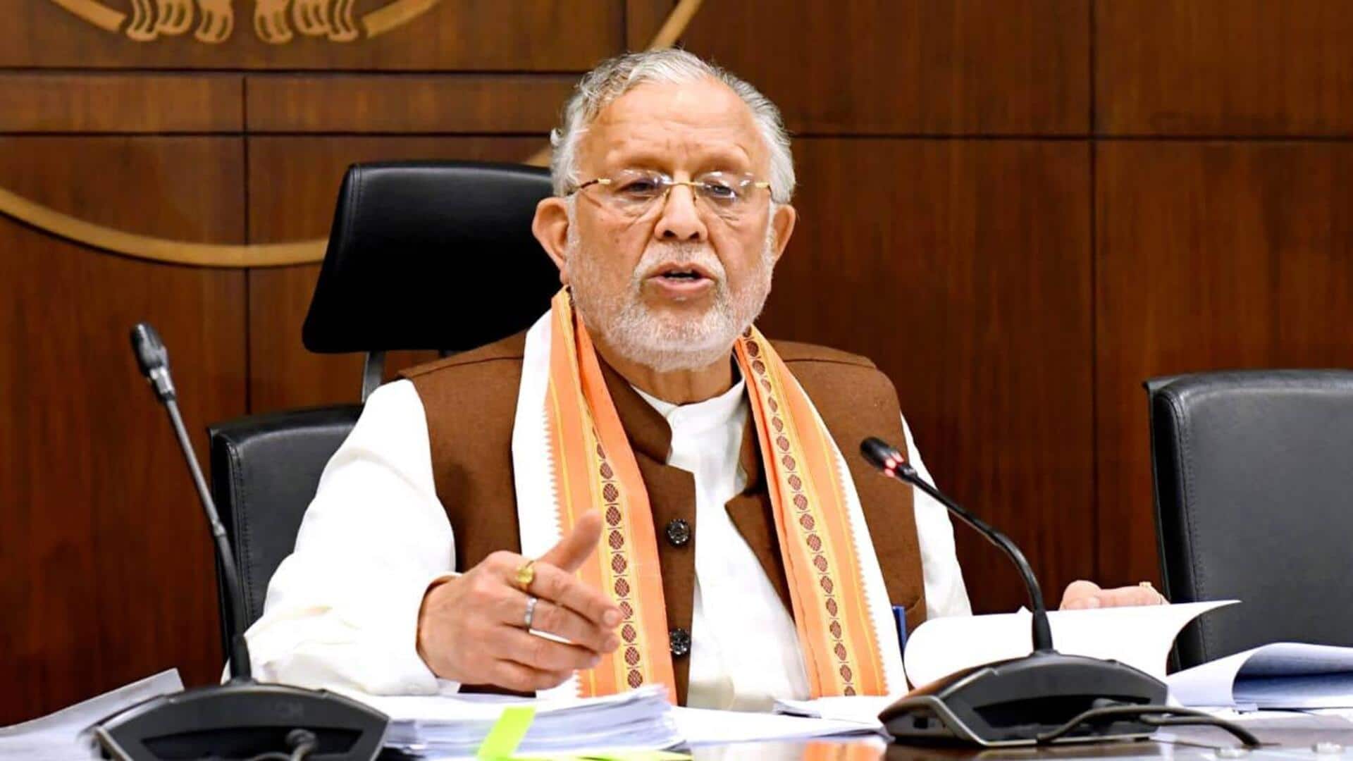 સુરેશ ખન્નાએ ઉત્તર પ્રદેશ સરકારનું 10મું બજેટ રજૂ કર્યું, જે સૌથી લાંબા સમય સુધી નાણામંત્રી તરીકે સેવા આપે છે.