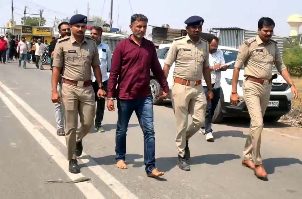 મુલેર ગામે હત્યાનો પ્રયાસ કરનાર હનીફ ગઠનું રીકન્ટ્રકશન કરાવતાં આખું ગામ...