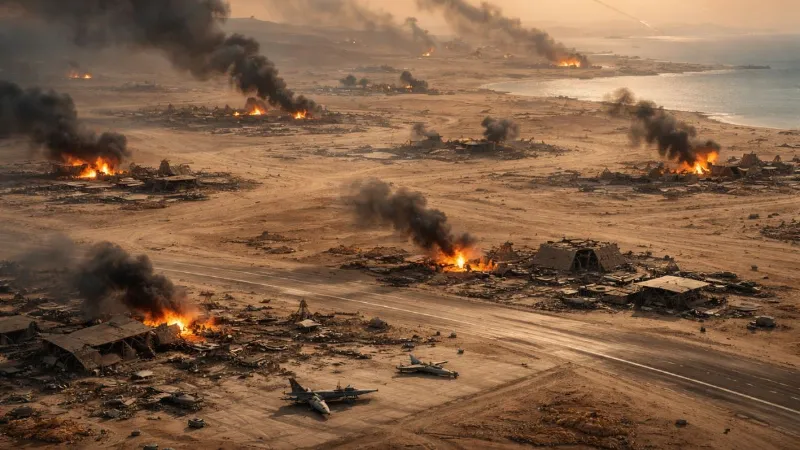 ઈરાનના હુમલા, હોટલ સાથેના યુદ્ધથી મધ્ય પૂર્વમાં અમેરિકાના 13 સૈન્ય મથકો નાશ પામ્યા… 13 US military bases in the Middle East destroyed by Iran attacks