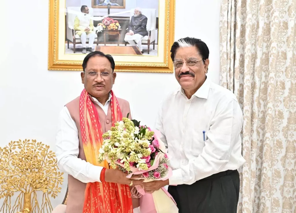 CM साय से राज्य नीति आयोग के नवनियुक्त उपाध्यक्ष गणेश शंकर मिश्रा ने की...