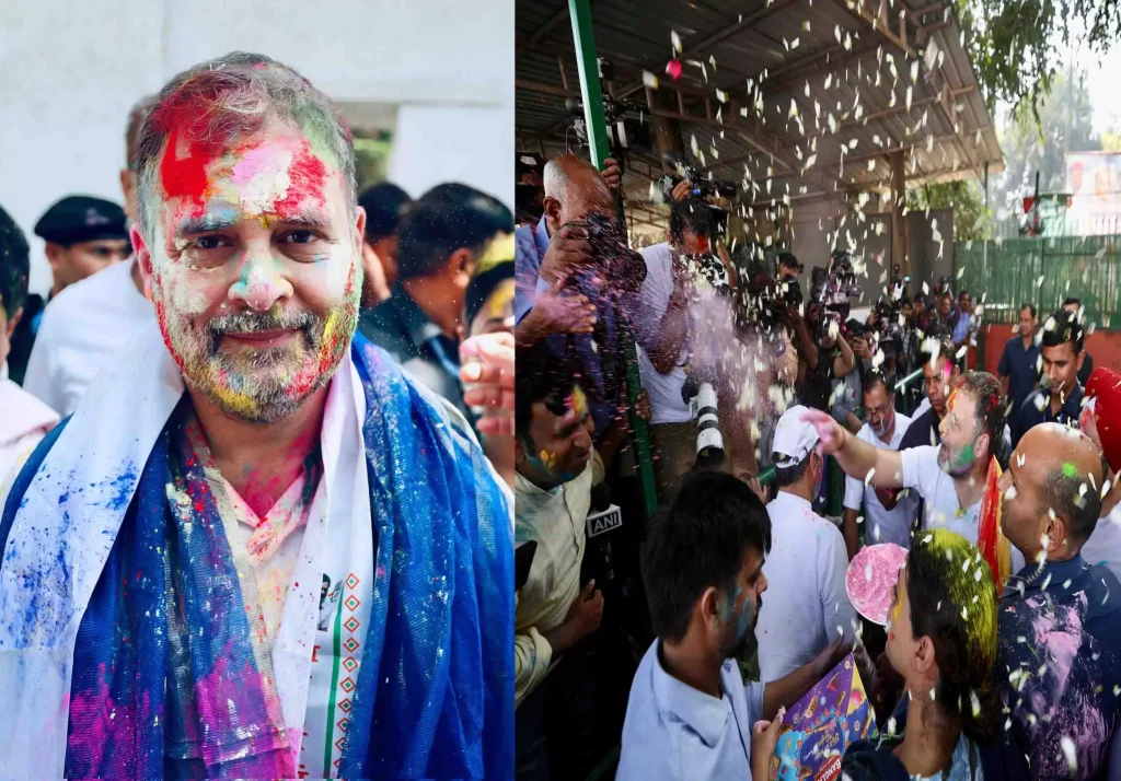 રંગો અને પ્રેમના તહેવાર હોળી પર આપ સૌને શુભકામનાઓ: રાહુલ ગાંધી रंगों और मोहब्बत के पर्व होली की आप सभी को हार्दिक शुभकामना: राहुल गांधी