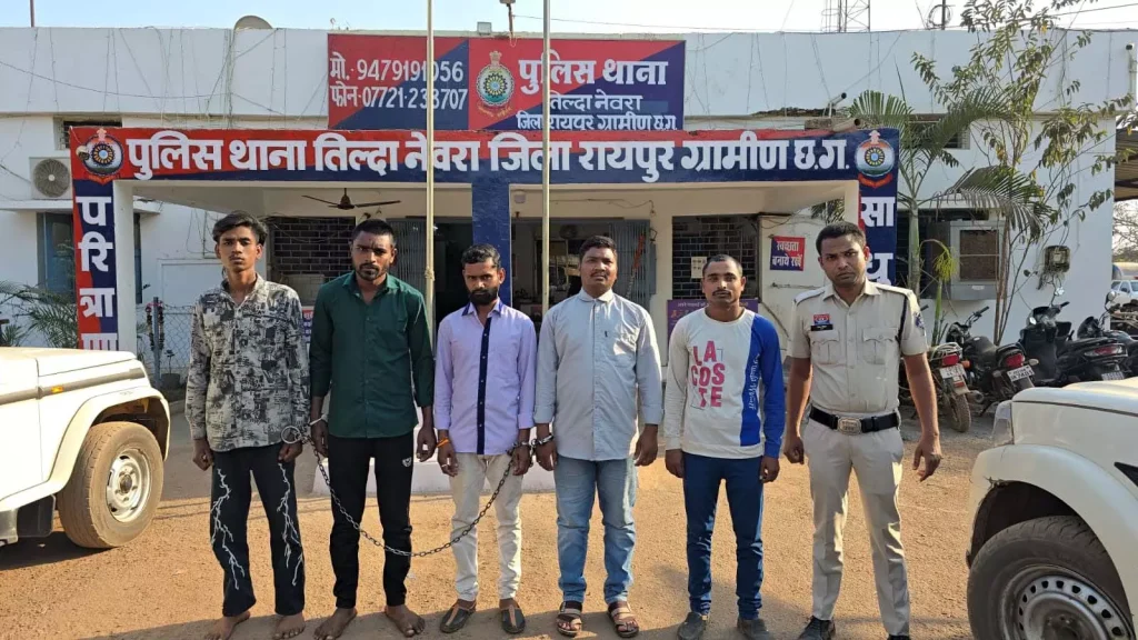 रायपुर ग्रामीण पुलिस का सख्त अभियान, 18 आरोपियों पर कार्रवाई कर भेजा जेल