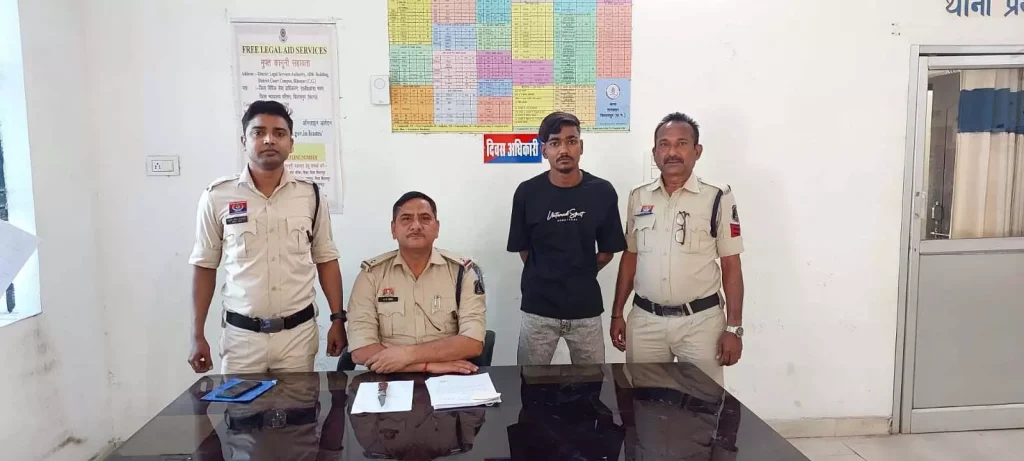 तारबाहर में अवैध चाकू के साथ युवक गिरफ्तार