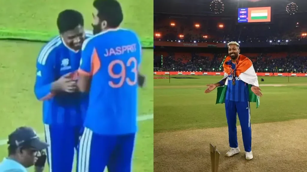 VIDEO: T20 WC जीत के बाद सैमसन-बुमराह ने हार्दिक के बेकार पोज़ का मज़ाक उड़ाया?