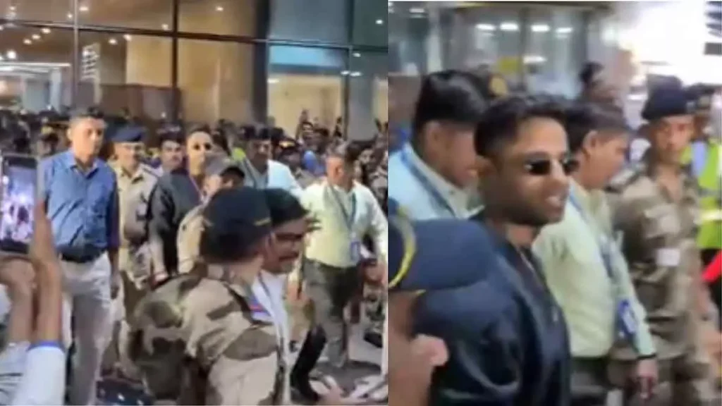 Team India के कप्तान सूर्यकुमार यादव टी20 वर्ल्ड कप 2026 जीतने के बाद मुंबई पहुंचे