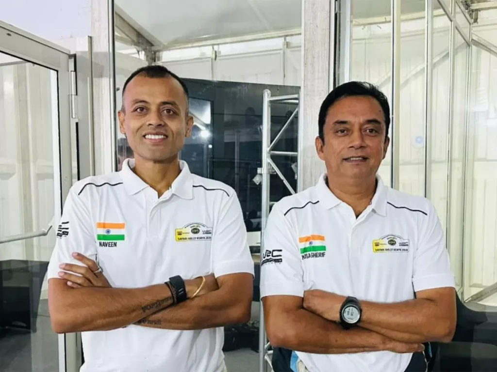 भारतीय जोड़ी नवीन पुलिगिला और मूसा शरीफ आइकॉनिक WRC सफारी रैली 2026 के लिए...