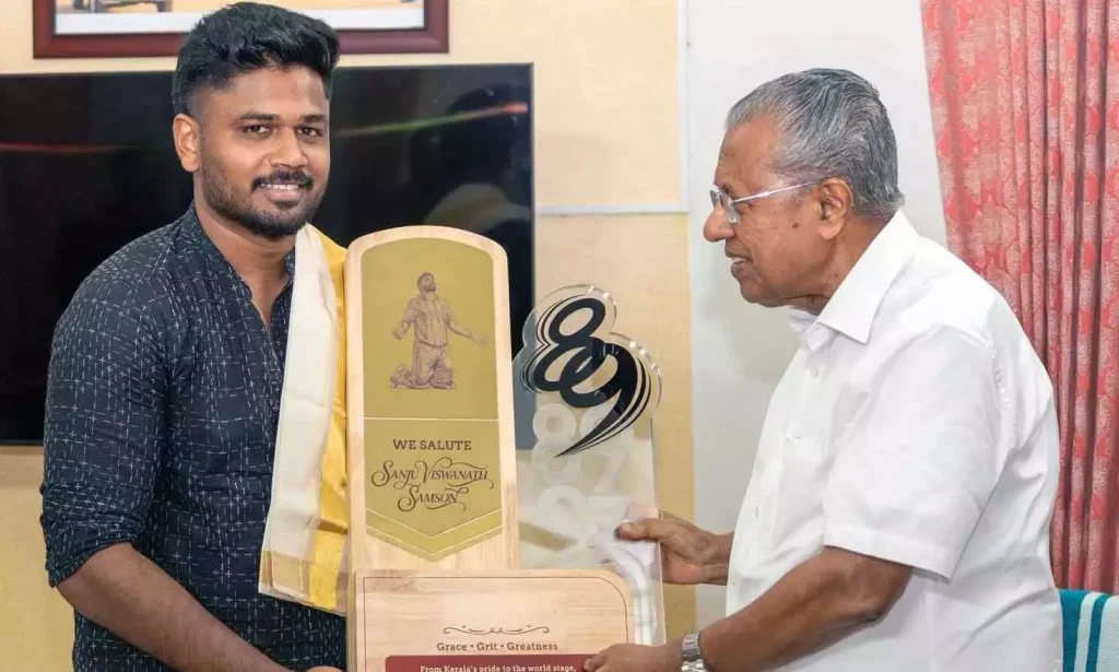 पिनाराई विजयन ने Sanju Samson की जमकर की तारीफ