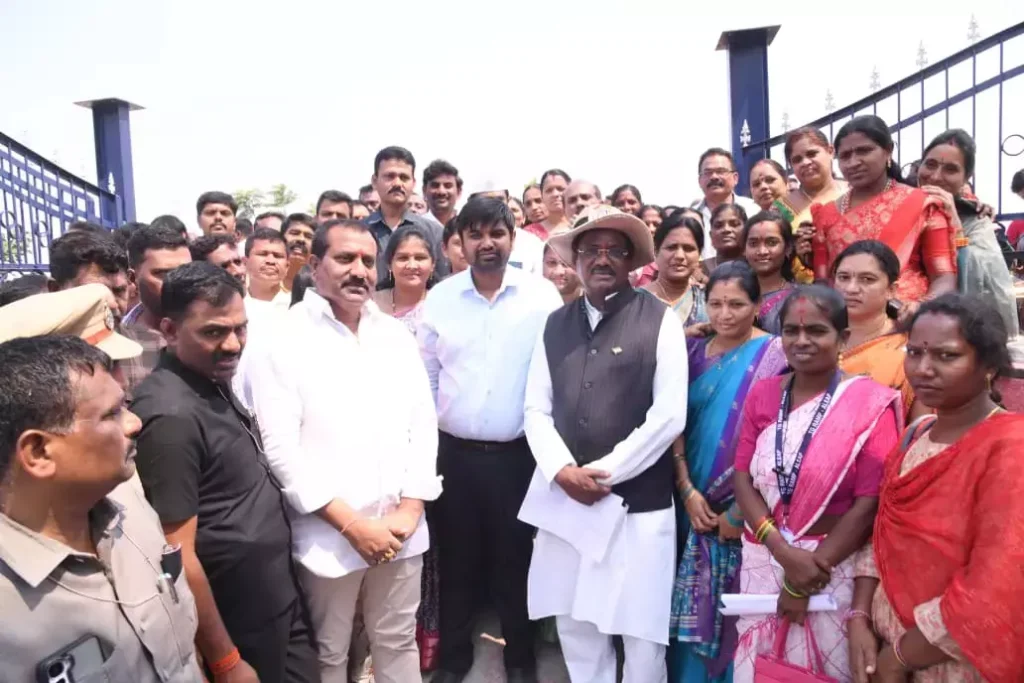 Mandamarri  में ₹2.31 करोड़ से मिनी टैंक बंड सौंदर्यीकरण कार्य शुरू