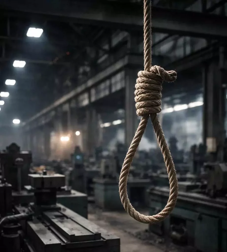 ઓર્ડનન્સ ફેક્ટરીમાં માનસિક તણાવથી કરૂણાંતિકા, ચાર્જમેને ફાંસો ખાઈ આપઘાત કર્યો ऑर्डनेंस फैक्ट्री में मानसिक तनाव की त्रासदी, चार्जमैन ने लगाई फांसी