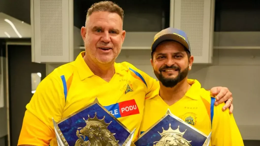 सुरेश रैना और हेडन CSK के 'हॉल ऑफ़ फ़ेम' में शामिल होने वाले पहले खिलाड़ी बने