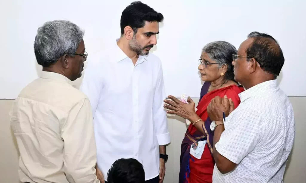 Nara Lokesh  ने मंगलागिरी में 85वां ‘प्रजा दरबार’ आयोजित किया